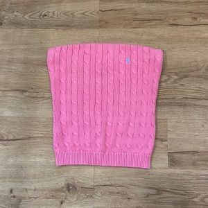 Vintage Blue Label Ralph Lauren Strapless Top